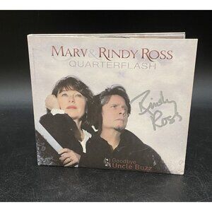 Marv & Rindy Ross Quarterflash Good Bye Uncle Buzz Autograph CD READ